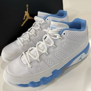 Size 9.5 Nike Air Jordan 9 Low Golf University Blue Sneakers FJ5934-101 Mens